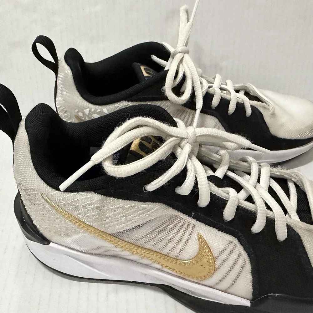 Nike Sabrina 2 Shoes Youth 6.5Y Gold Quest Basketball Sneakers FQ7377-001